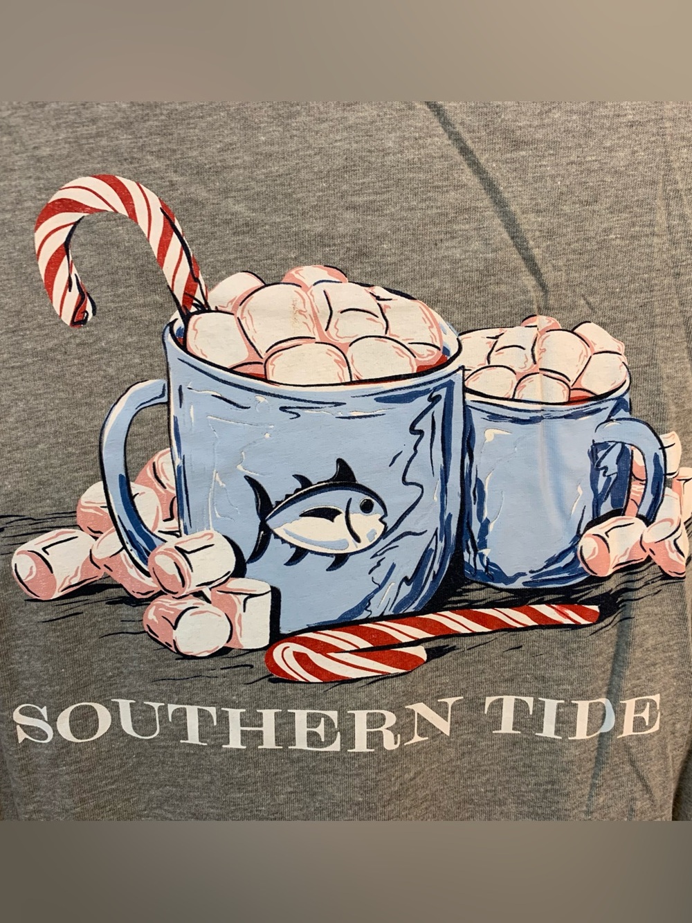 Southern Tide Hot Cocoa Graphic shirt. NWT